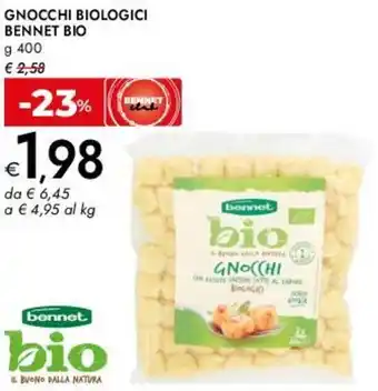 Bennet Gnocchi biologici BENNET BIO offerta