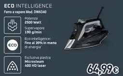 Unieuro Rowenta eco intelligence Ferro a vapore Mod. DW6340 offerta