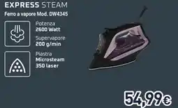 Unieuro Rowenta express steam Ferro a vapore Mod. DW4345 offerta