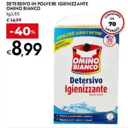 Bennet Detersivo in polvere igienizzante OMINO BIANCO offerta