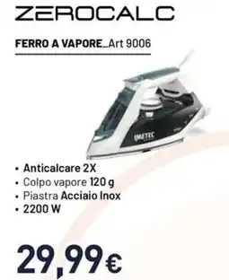 Unieuro Imetec zerocalc ferro a vapore_art 9006 offerta