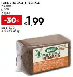 Bennet Pane di segale integrale HUBER offerta