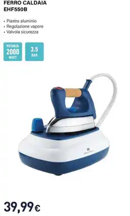 Unieuro Electroline FERRO CALDAIA EHF550B offerta