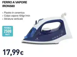 Unieuro Electroline FERRO A VAPORE IRON580 offerta