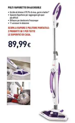 Unieuro POLTI VAPORETTO SV440 DOUBLE offerta