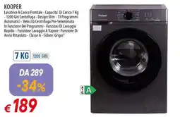 Galassia KOOPER Lavatrice A Carico Frontale offerta