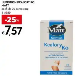 Bennet Nutrition kcalory ko MATT offerta