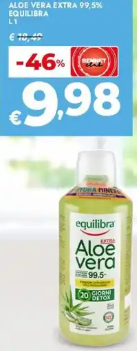Bennet Aloe vera extra 99,5% EQUILIBRA offerta