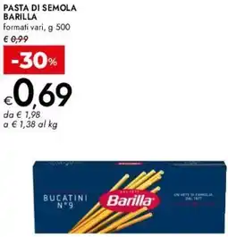 Bennet Pasta di semola BARILLA offerta