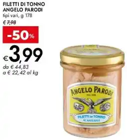 Bennet Filetti di tonno ANGELO PARODI offerta
