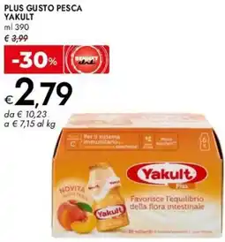 Bennet Plus gusto pesca YAKULT offerta
