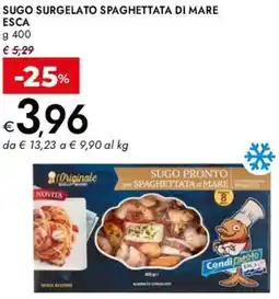 Bennet Sugo surgelato spaghettata di mare esca offerta