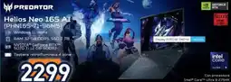 Unieuro acer PREDATOR Helios Neo 165 AI (PHN165-71-96M5] offerta