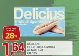 Crai Delicius filetti di sgombro al naturale offerta
