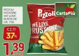 Crai Pizzoli patatine we love rustiche offerta