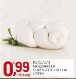 Crai Puglialat mozzarella fiordilatte treccia offerta