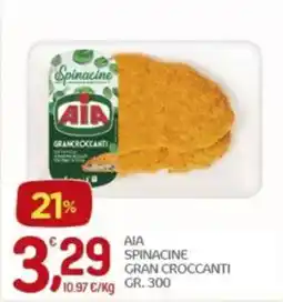 Crai Aia spinacine gran croccanti offerta