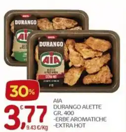 Crai Aia durango alette, erbe aromatiche, extra hot offerta