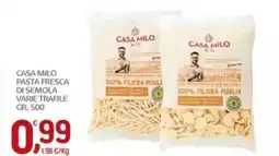 Crai Casa milo pasta fresca di semola offerta