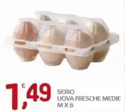 Crai Serio uova fresche medie m x 6 offerta