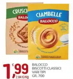 Crai Balocco biscotti classici offerta