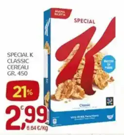 Crai Special k classic cereali offerta