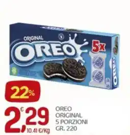 Crai Oreo original 5 porzioni offerta