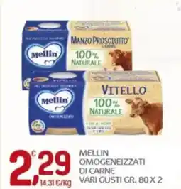 Crai Mellin omogeneizzati di carne offerta