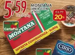 Crai Montana carne in gelatina offerta