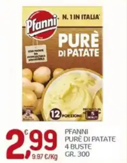 Crai Pfanni pure di patate 4 buste offerta