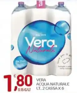 Crai Vera acqua naturale offerta