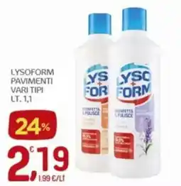 Crai Lysoform pavimenti offerta