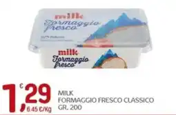 Crai Milk formaggio fresco classico offerta
