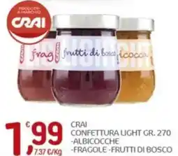 Crai Crai confettura light offerta