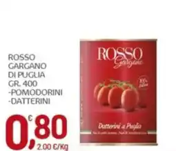 Crai Rosso gargano di puglia, pomodorini, datterini offerta
