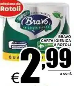 DEM Bravo carta igienica offerta