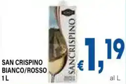 DEM San crispino bianco/rosso offerta