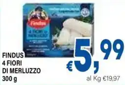 DEM Findus 4 fiori di merluzzo offerta