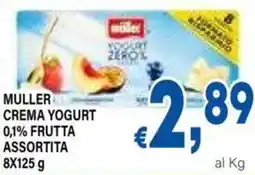 DEM Muller crema yogurt 0,1% frutta offerta