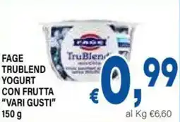 DEM Fage trublend yogurt con frutta offerta