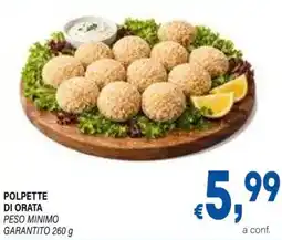 DEM Polpette di orata offerta