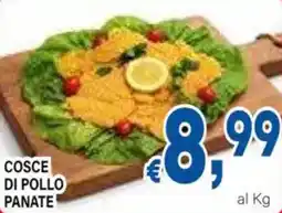 DEM Cosce di pollo panate offerta