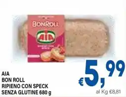 DEM Aia bon roll ripieno con speck senza glutine offerta