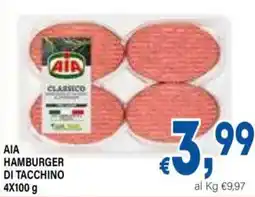 DEM Aia hamburger di tacchino offerta