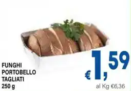DEM Funghi portobello tagliati offerta