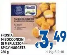 DEM Frosta 14 bocconcini di merluzzo/ spicy nuggets offerta