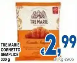 DEM Tre marie cornetto semplice offerta