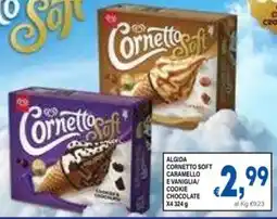 DEM Algida cornetto soft caramello evaniglia/ cookie chocolate offerta