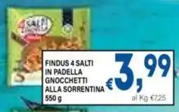 DEM Findus 4 salti in padella gnocchetti alla sorrentina offerta