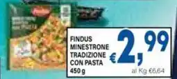 DEM Findus minestrone tradizione con pasta offerta